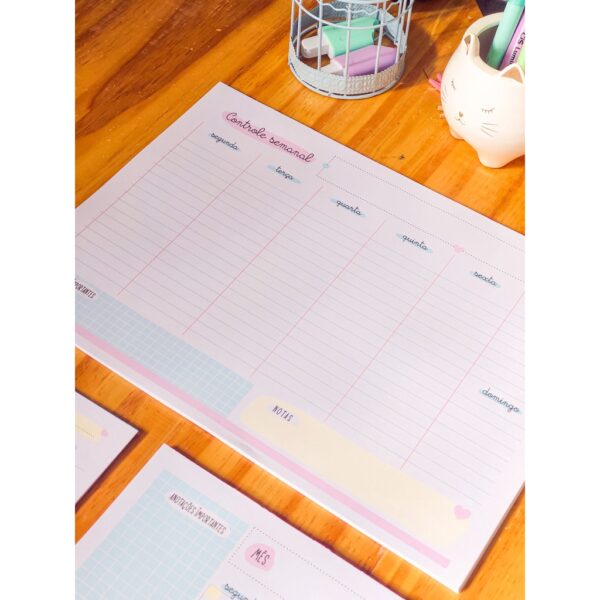Planner Semanal Blocado A4