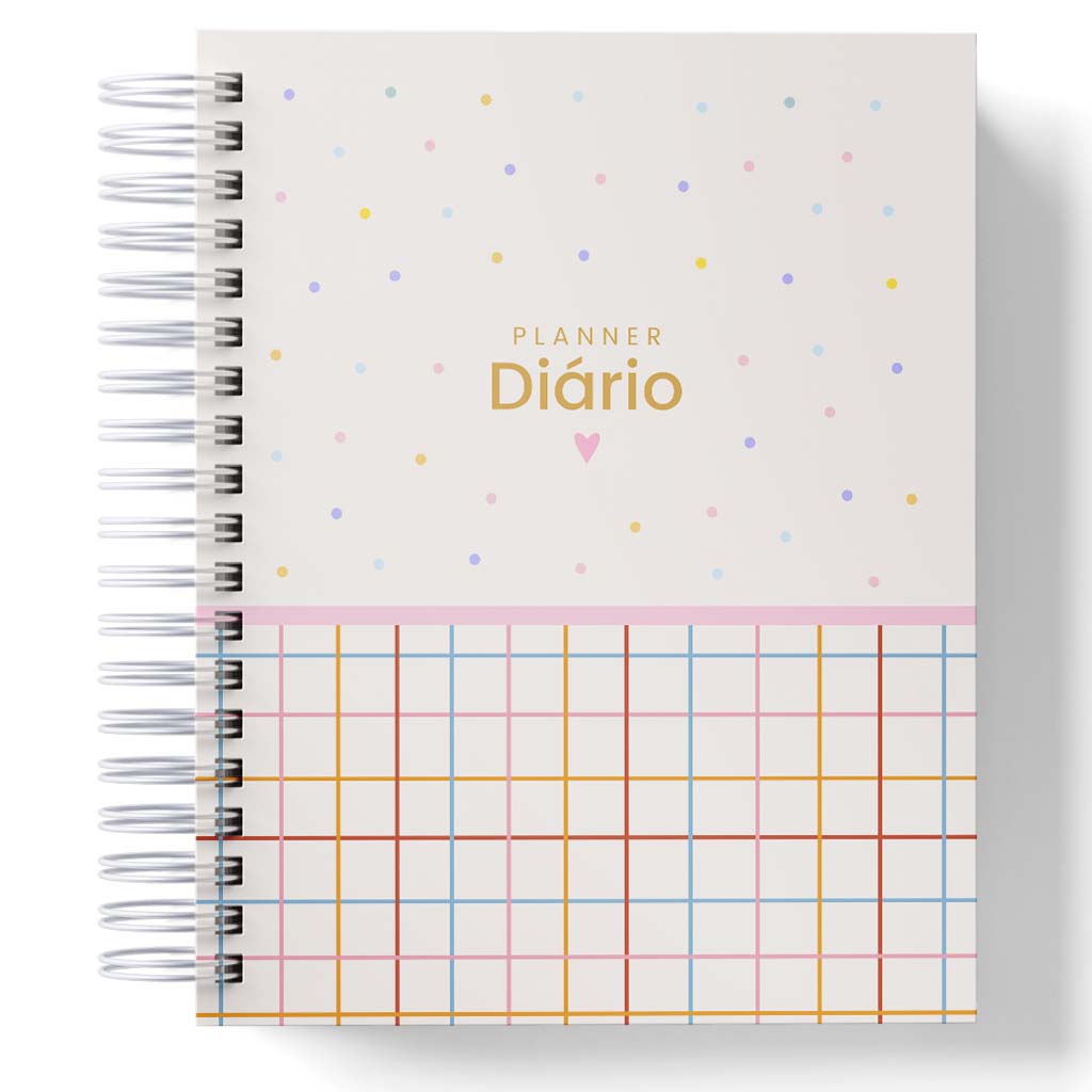 Planner Diário A5 Capa Dura Fosca Wire-o – Prioridades, Checklist, Hábitos | Várias Capas nas Variações - Imagem 5