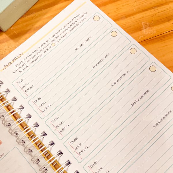 Caderno de Leitura Encadernado A5