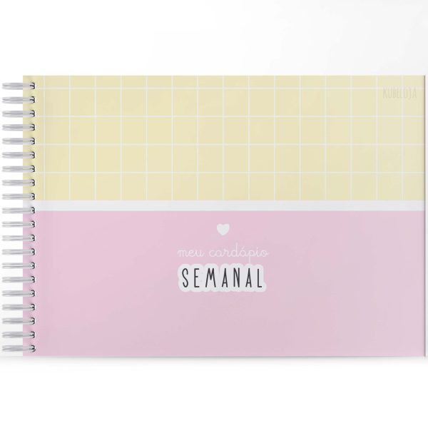 Cardápio Semanal Encadernado A5