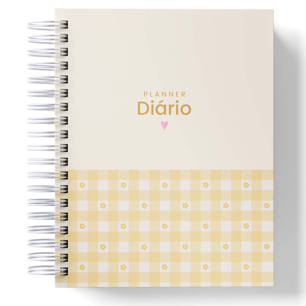 Planner Diário A5 Capa Dura Fosca Wire-o – Prioridades, Checklist, Hábitos | Várias Capas nas Variações - Imagem 6