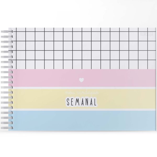 Cardápio Semanal Encadernado A5