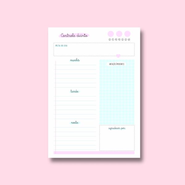Planner Diário Blocado A5