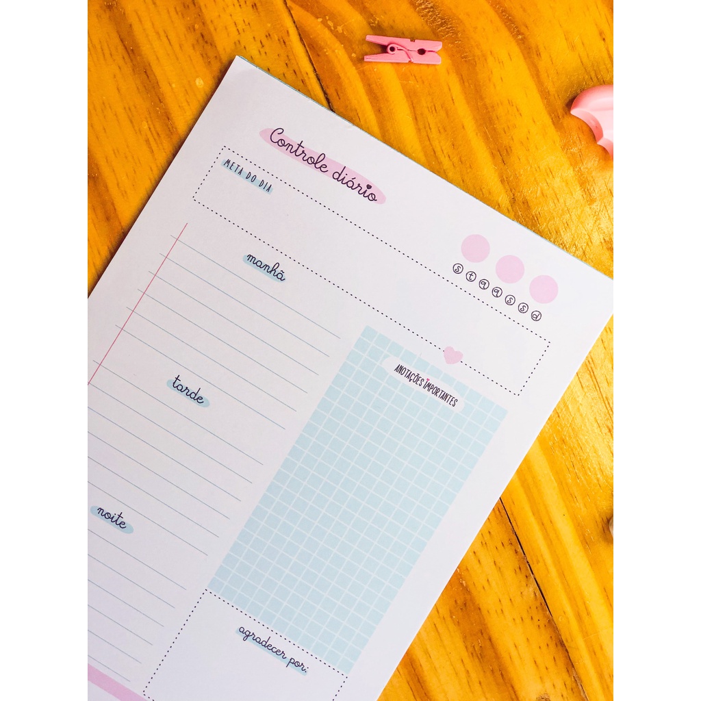 Planner Diário Blocado A5 - Imagem 7
