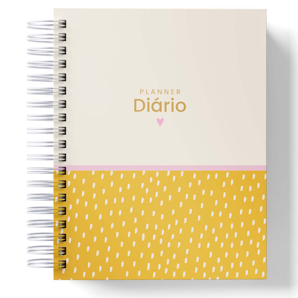Planner Diário A5 Capa Dura Fosca Wire-o – Prioridades, Checklist, Hábitos | Várias Capas nas Variações - Imagem 10