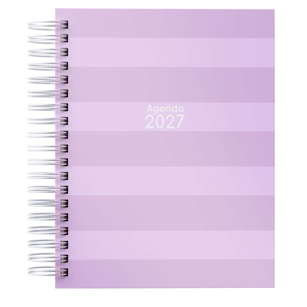 Agenda 2027 Completo Datado A5 Capa Dura com Horários e Controle Financeiro – 1 ou 2 Dias por Página | Várias Capas - Imagem 15