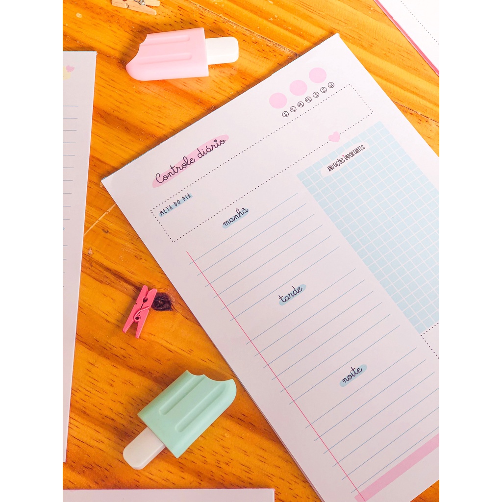 Planner Diário Blocado A5 - Imagem 2